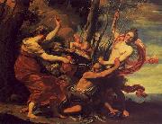  Simon  Vouet Time Overcome by Hope, Love and Beauty Spain oil painting artist